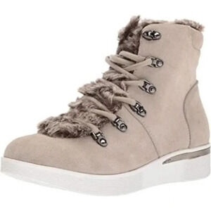 KENNETH Cole Reaction Hum For You Faux‎ Fur Alpine Bootie 7